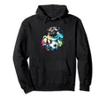Pug Dog Soccer Champion Fan Ball Hoodie - Fun Novelty Design for Adults - T-Shirt, Sweatshirt, Hoodie