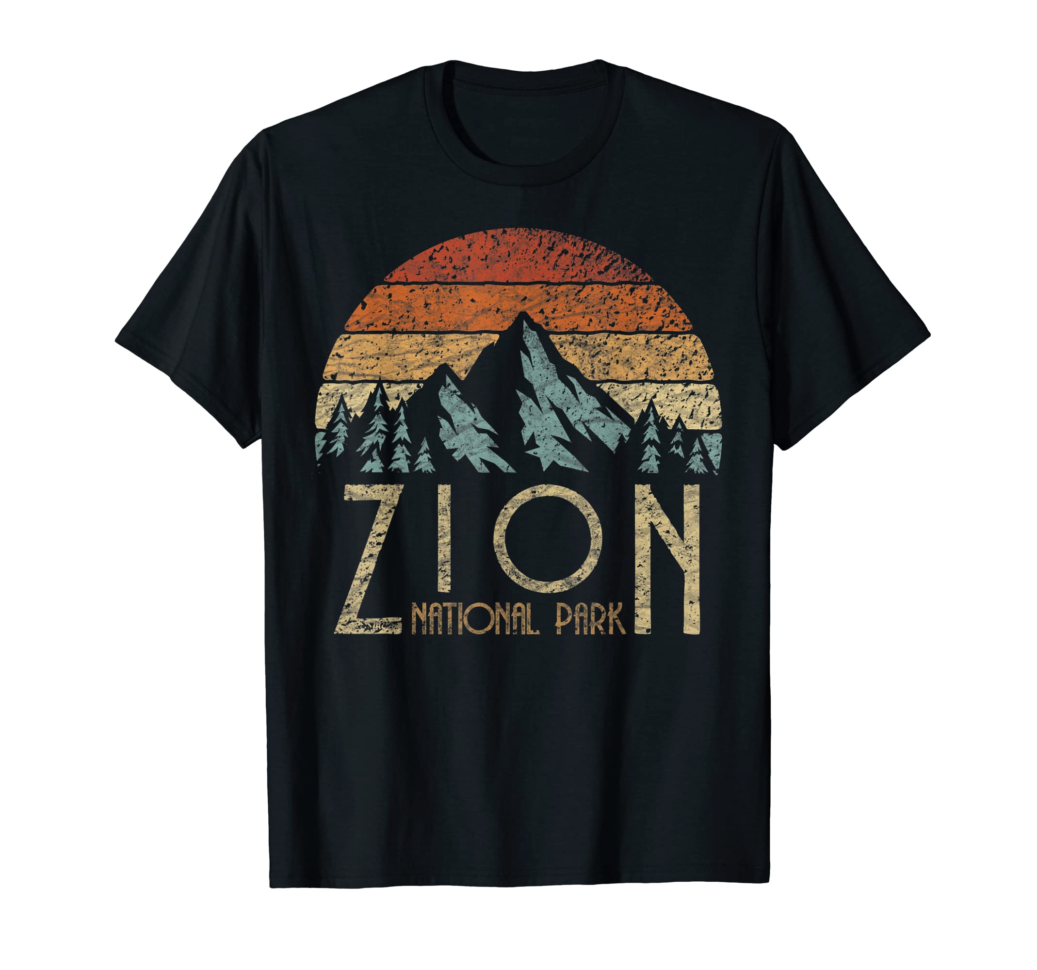 Zion Utah Beehive State National Parks T-Shirt - Custom Art Print Unisex - T-Shirt, Sweatshirt, Hoodie
