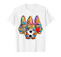 Peace Love Soccer Tie Dye Football Gnomes T-Shirt - Graphic Print Unisex - T-Shirt, Sweatshirt, Hoodie