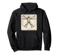 Funny Artistic Vitruvian Art Soccer Hoodie - Streetwear Style Unisex - T-Shirt, Sweatshirt, Hoodie