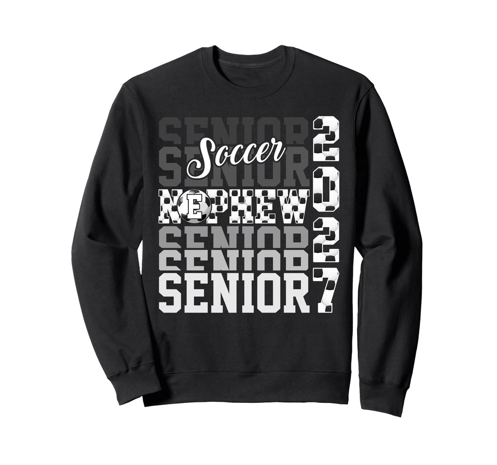 Senior 2027 Soccer Nephew Proud Sweatshirt - Aesthetic Graphic for Adults - T-Shirt, Sweatshirt, Hoodie