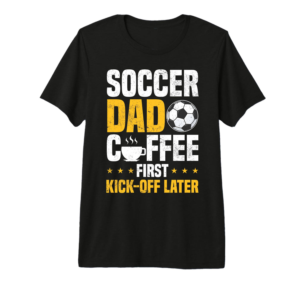 Soccer Dad Coffee Lover Tri Blend T-Shirt - Trendy Graphic Unisex - T-Shirt, Sweatshirt, Hoodie