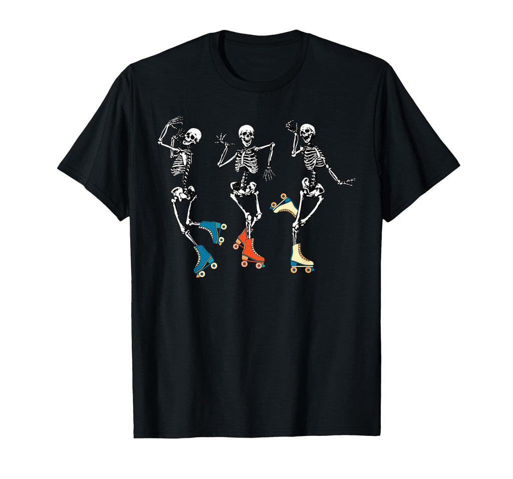 Dancing Skeletons Roller Skate T-Shirt - Aesthetic Graphic for Adults - T-Shirt, Sweatshirt, Hoodie