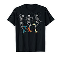 Dancing Skeletons Roller Skate T-Shirt - Aesthetic Graphic for Adults - T-Shirt, Sweatshirt, Hoodie