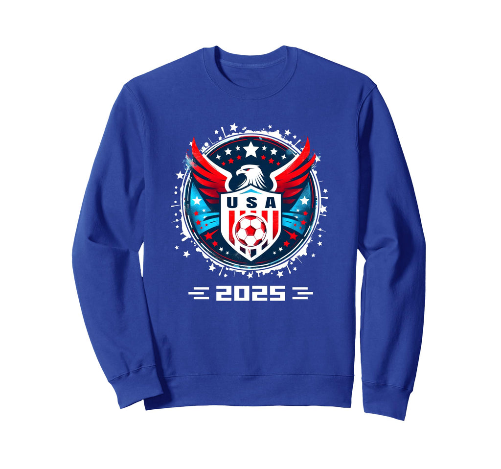 American Flag Soccer Soccer 2025 Sweatshirt - Unique Graphic Men Women - T-Shirt, Sweatshirt, Hoodie