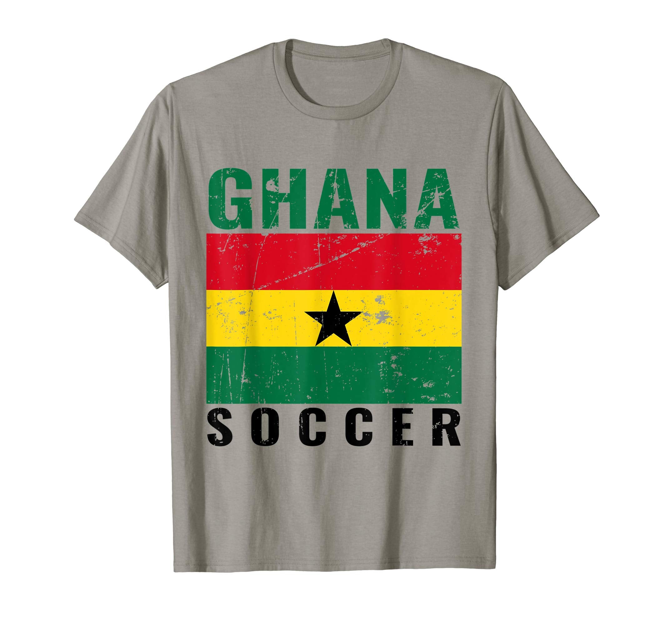 Ghana Ghanaian Flag Distressed Ghana T-Shirt - Minimalist Print Men Women - T-Shirt, Sweatshirt, Hoodie