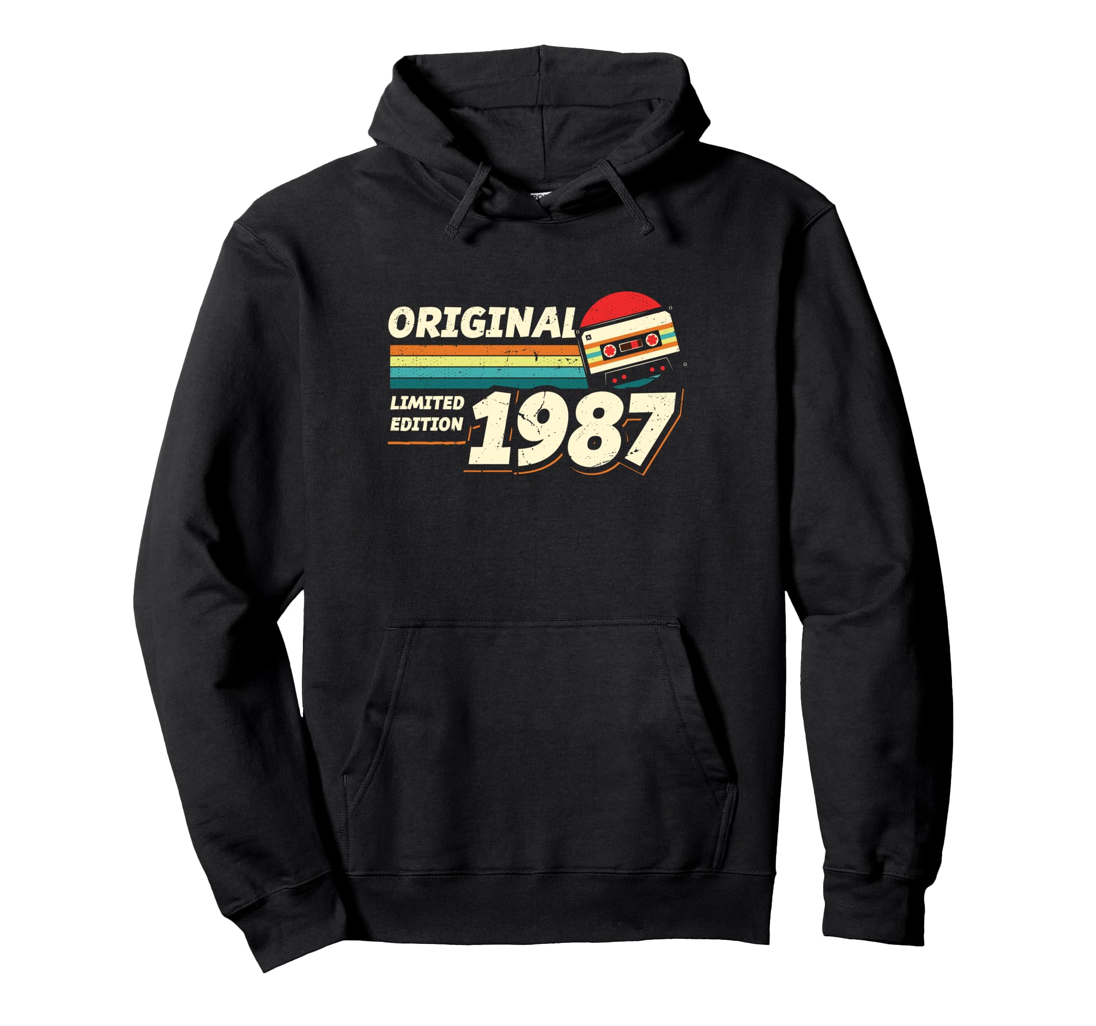 1987 Cassette Tape 37Th Birthday Hoodie - Fun Novelty Design Men Women - T-Shirt, Sweatshirt, Hoodie
