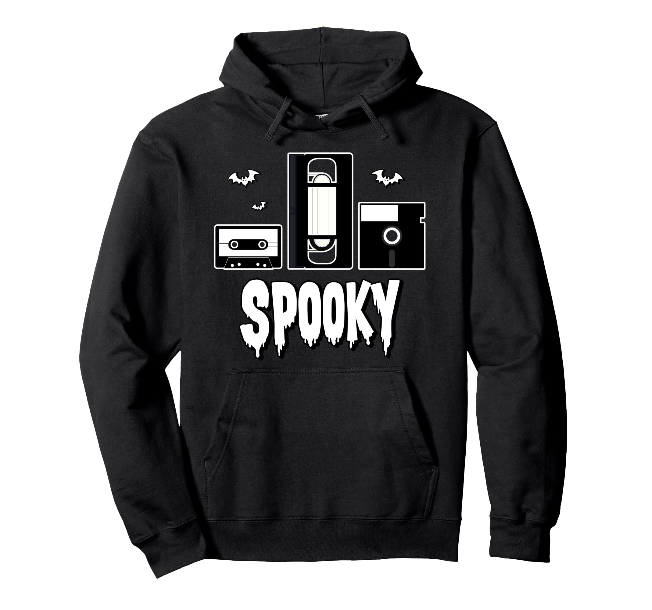 Spooky Media Floppy Disk Cassette Hoodie - Streetwear Style for Adults - T-Shirt, Sweatshirt, Hoodie