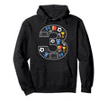 3Rd Birthday 3 Year Old Football Soccer Hoodie - Streetwear Style Unisex - T-Shirt, Sweatshirt, Hoodie