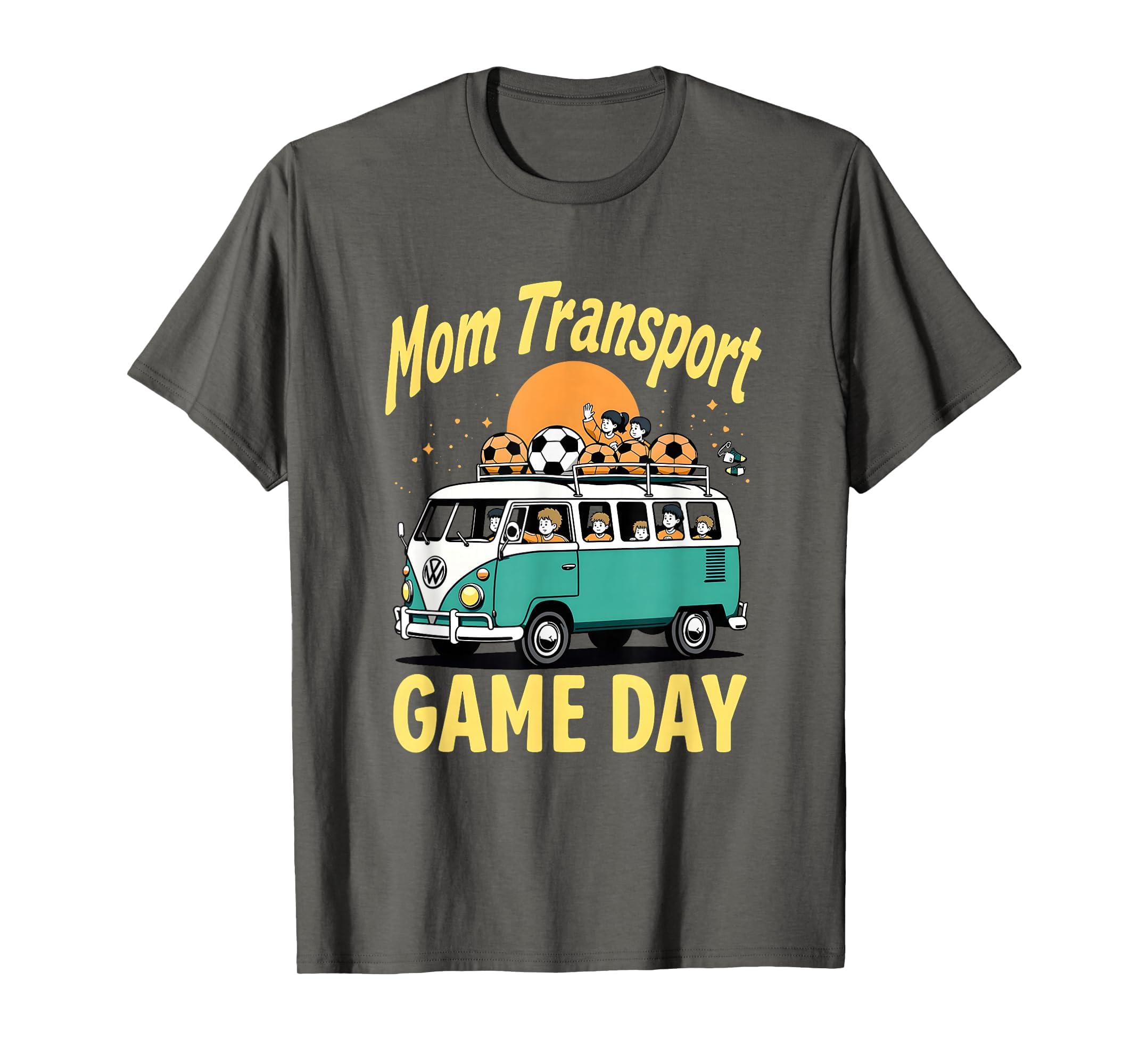 Mom Transport Game Day Soccer Parent T-Shirt - Custom Art Print Men Women - T-Shirt, Sweatshirt, Hoodie