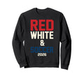 Red White Soccer 2026 Sweatshirt - Fun Novelty Design for Adults - T-Shirt, Sweatshirt, Hoodie