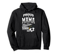 Proud Mama Soccer Senior Class 2027 Hoodie - Aesthetic Graphic for Adults - T-Shirt, Sweatshirt, Hoodie