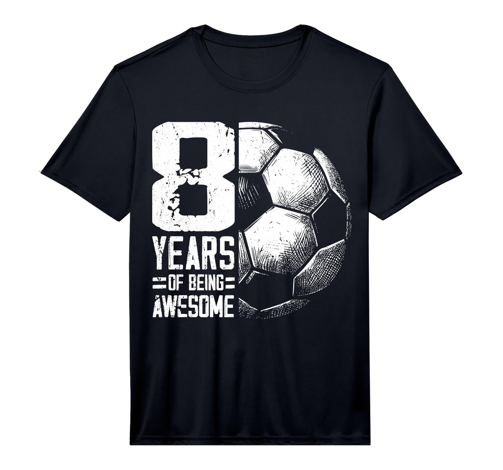 8Th Birthday Soccer Player Football T-Shirt - Aesthetic Graphic for Adults - T-Shirt, Sweatshirt, Hoodie