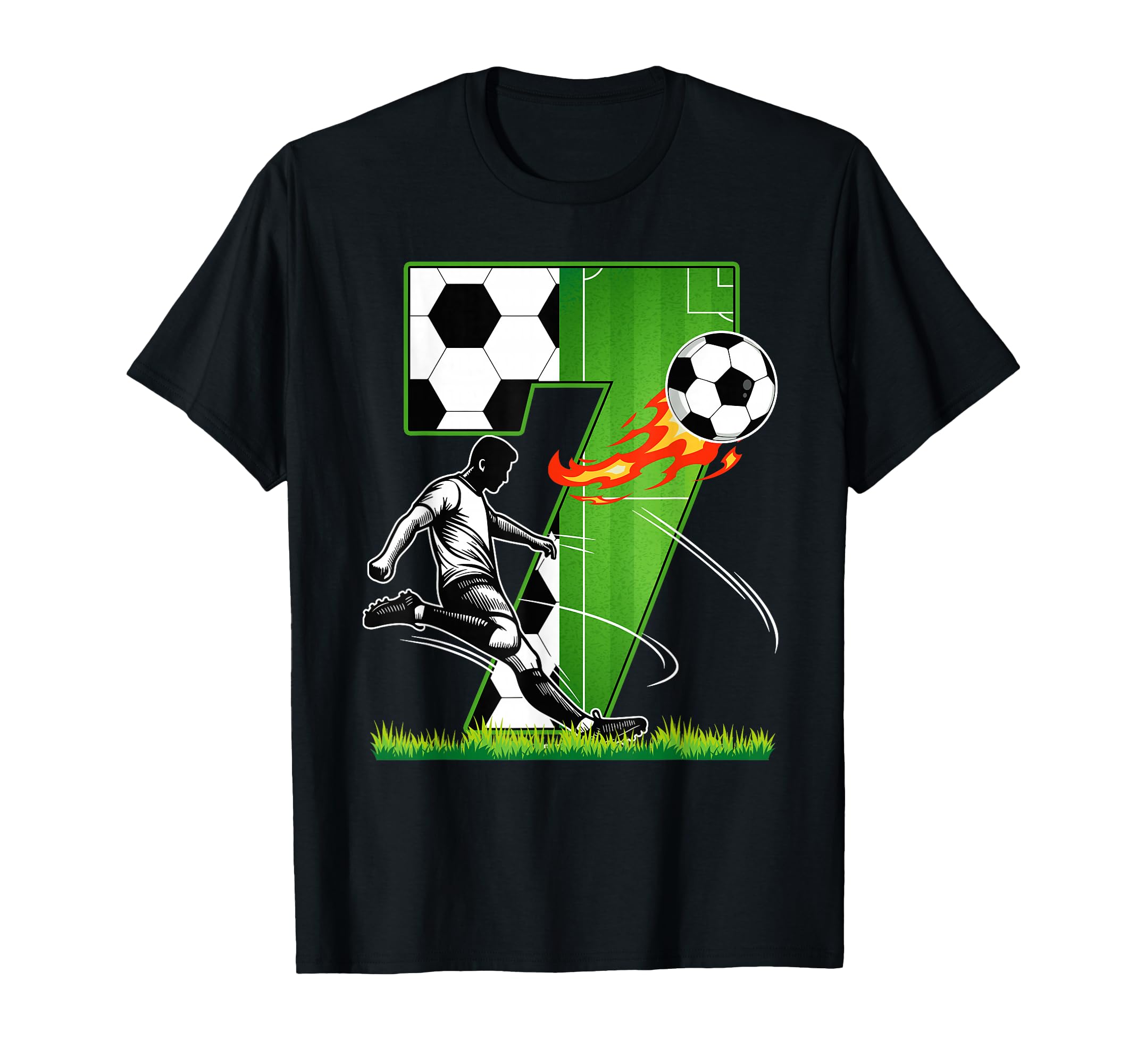 7Th Birthday Sport Party 7 Year Old T-Shirt - Graphic Print Men Women - T-Shirt, Sweatshirt, Hoodie