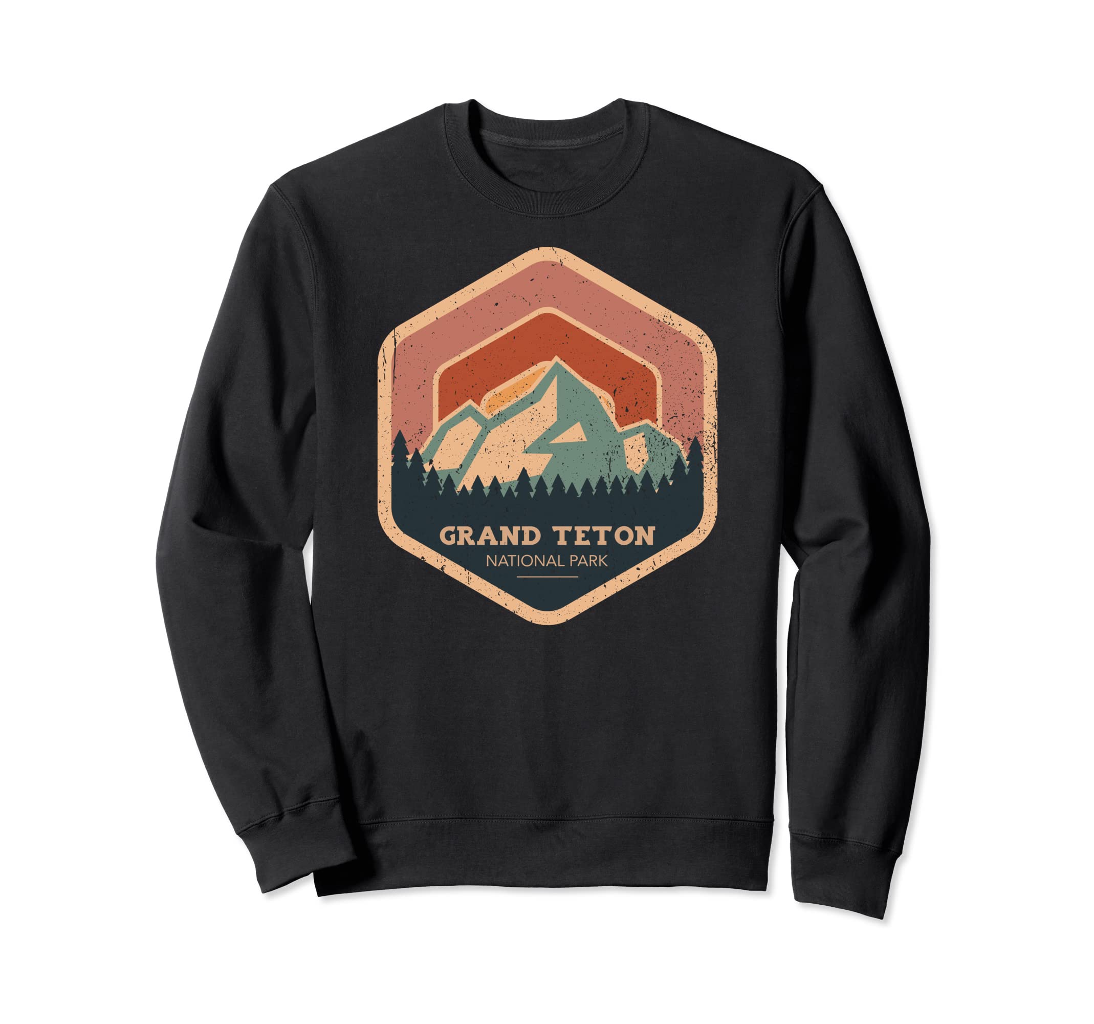 Grand Teton National Park Sunset Sweatshirt - Unique Graphic for Adults - T-Shirt, Sweatshirt, Hoodie