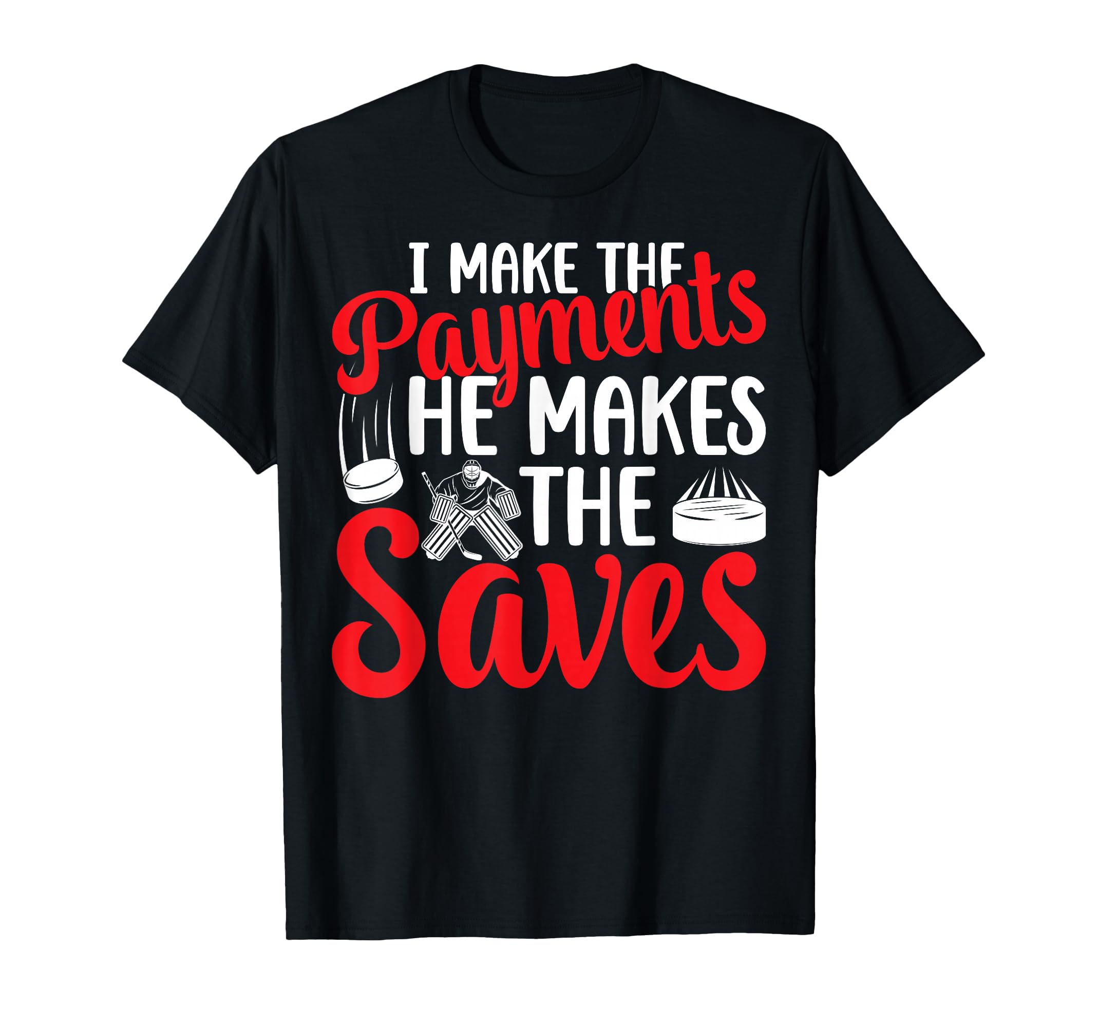 Ice Hockey Goalkeeper Mom Ice T-Shirt - Casual Everyday Wear Men Women - T-Shirt, Sweatshirt, Hoodie