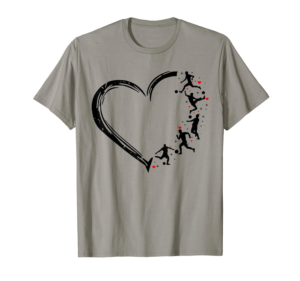 Soccer Heart Soccer Lover Gift T-Shirt - Novelty Apparel for Adults - T-Shirt, Sweatshirt, Hoodie