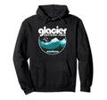 Glacier National Park Montana Mountains Hoodie - Unique Graphic Unisex - T-Shirt, Sweatshirt, Hoodie