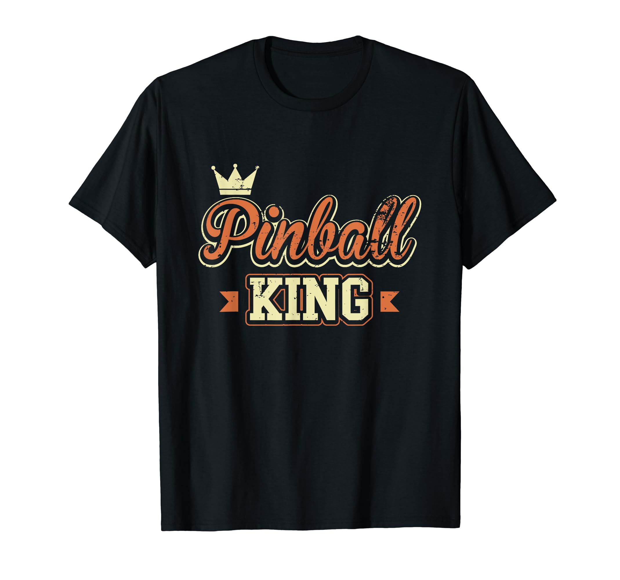 Pinball King Arcade 80S Gaming Gift T-Shirt - Graphic Print for Adults - T-Shirt, Sweatshirt, Hoodie
