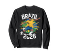 Brazil Football Funny Proud Soccer Sweatshirt - Graphic Print Men Women - T-Shirt, Sweatshirt, Hoodie