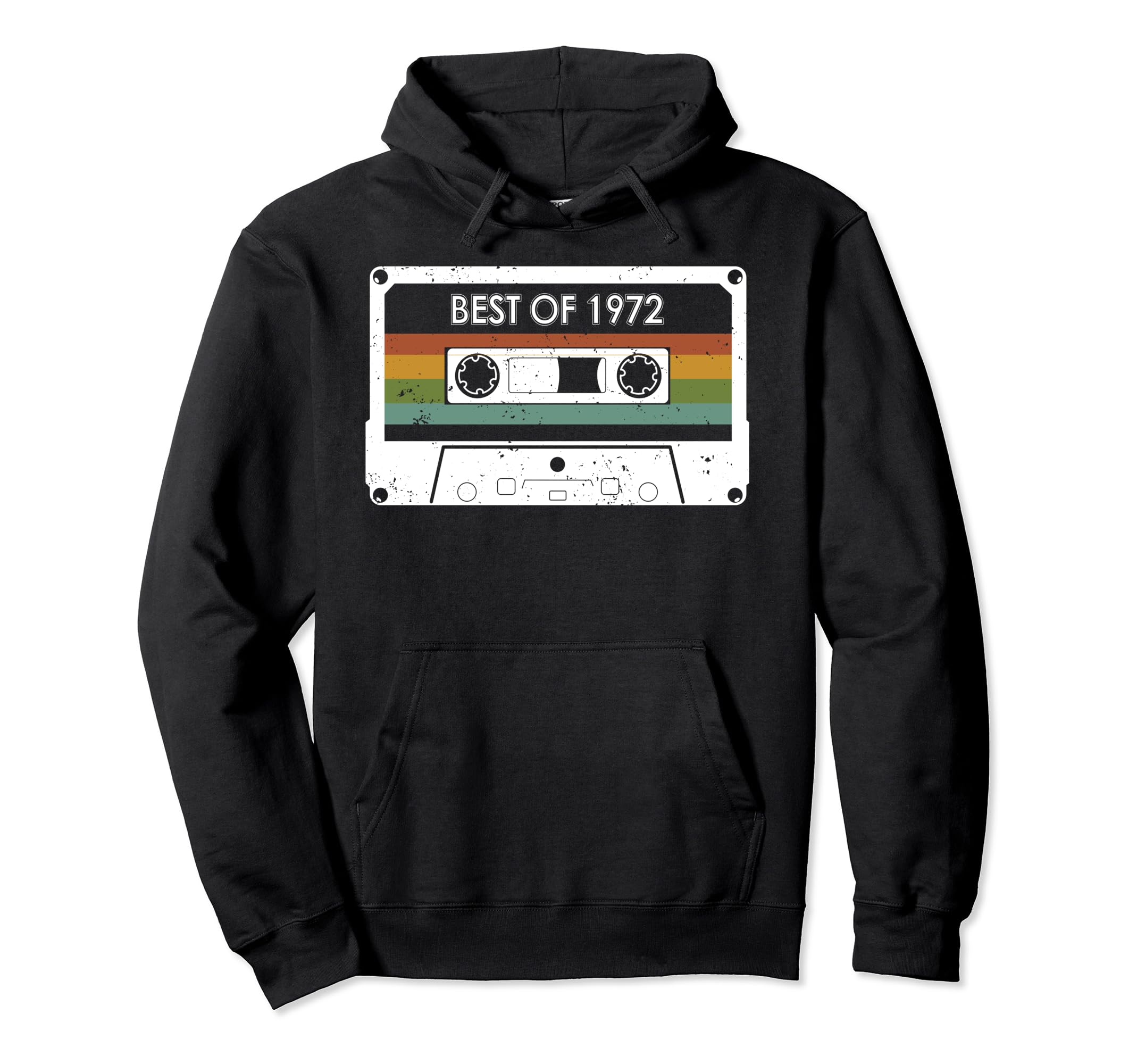 Best 1972 52Nd Birthday Cassette Tape Hoodie - Minimalist Print Unisex - T-Shirt, Sweatshirt, Hoodie