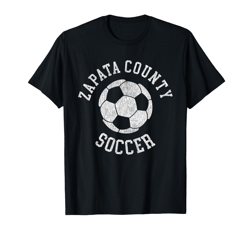 Zapata County Soccer Distressed 90S T-Shirt - Aesthetic Graphic for Adults - T-Shirt, Sweatshirt, Hoodie