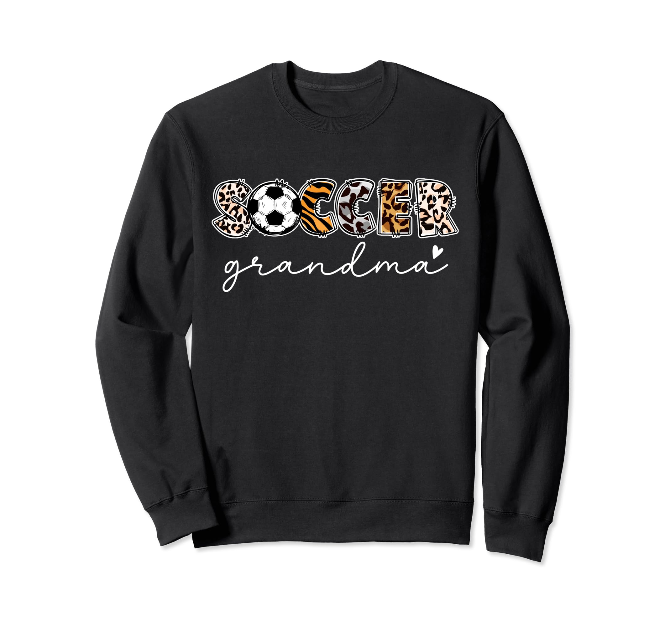 Soccer Grandma Leopard Sports Mothers Sweatshirt - Graphic Print Men Women - T-Shirt, Sweatshirt, Hoodie