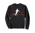 Soccer Football Heartbeat Ekg Sweatshirt - Graphic Print Men Women - T-Shirt, Sweatshirt, Hoodie