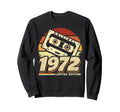 1972 Cassette Tape 52Th Birthday Sweatshirt - Aesthetic Graphic Men Women - T-Shirt, Sweatshirt, Hoodie