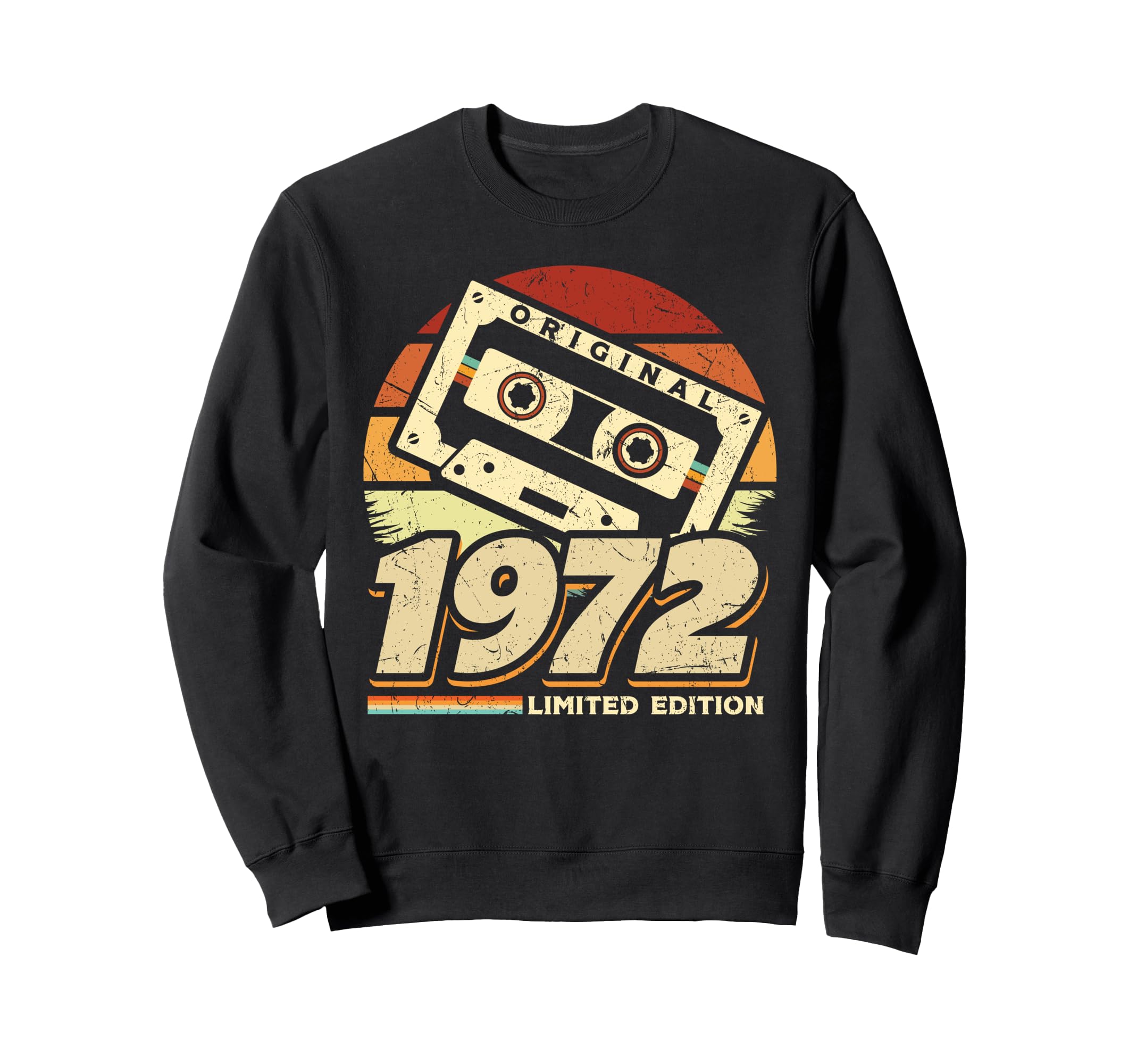 1972 Cassette Tape 52Th Birthday Sweatshirt - Aesthetic Graphic Men Women - T-Shirt, Sweatshirt, Hoodie