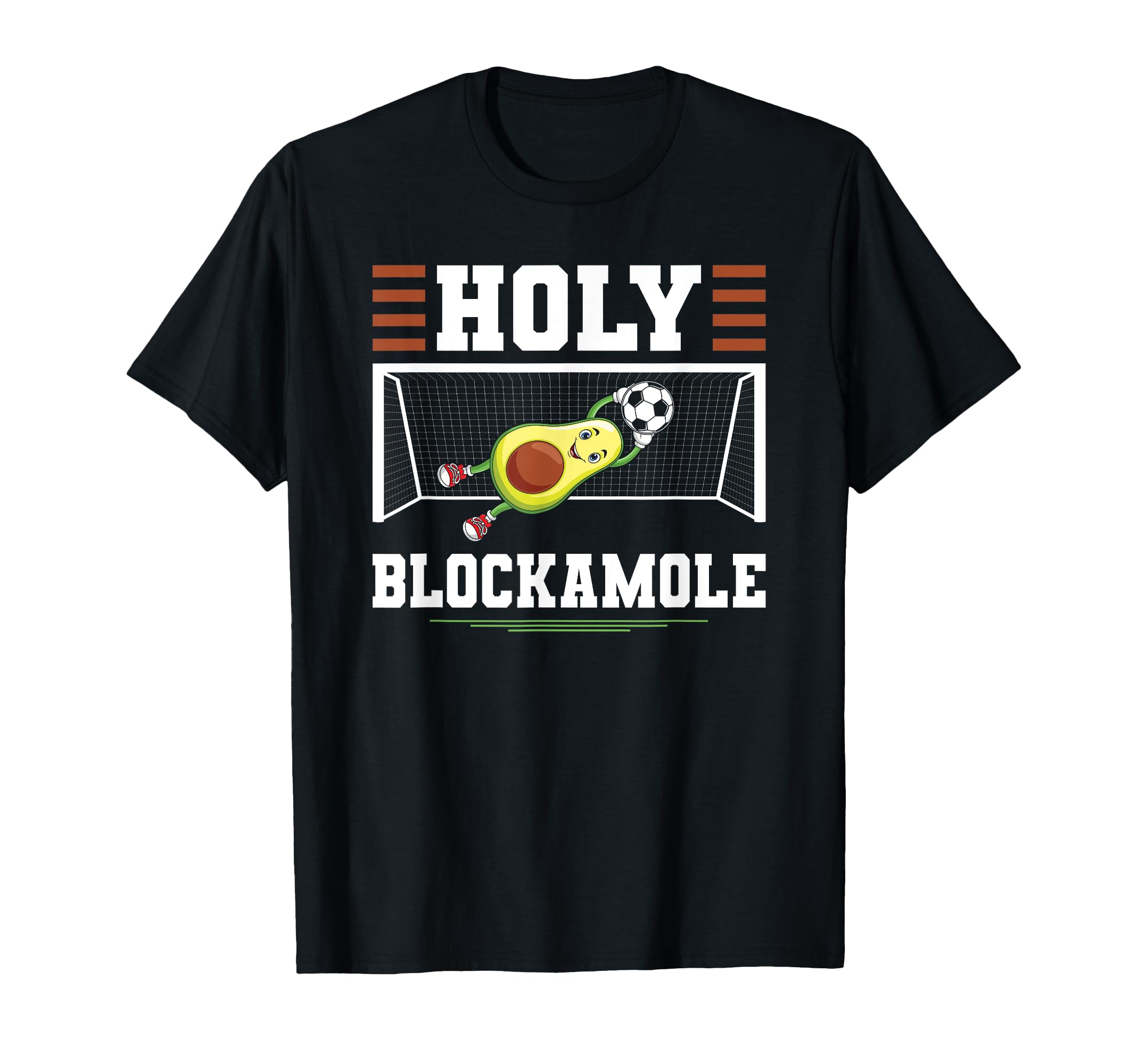 Soccer Avocado Holy Blockamole Soccer T-Shirt - Custom Art Print Unisex - T-Shirt, Sweatshirt, Hoodie