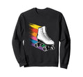 Roller Skate Shoes Rainbow Roller Sweatshirt - Custom Art Print for Adults - T-Shirt, Sweatshirt, Hoodie