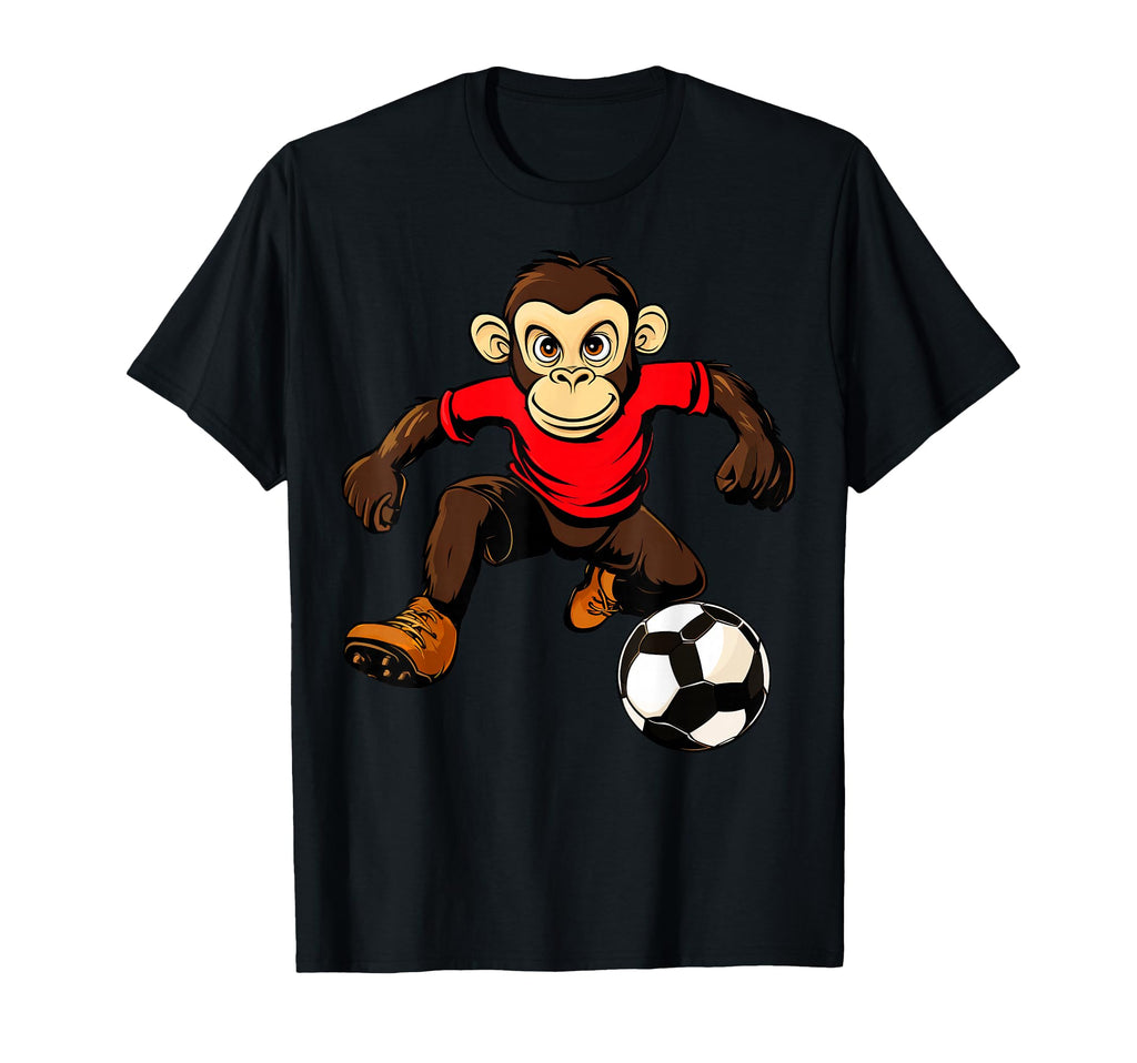 Monkey Football Soccer Monkey T-Shirt - Streetwear Style for Adults - T-Shirt, Sweatshirt, Hoodie