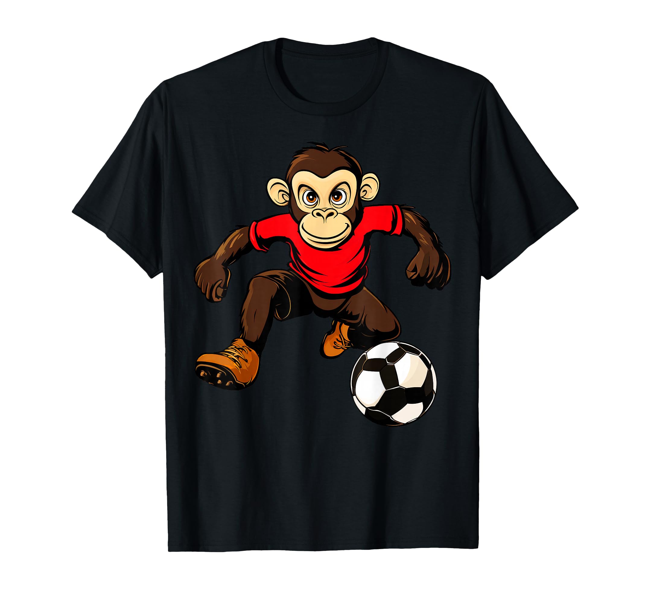 Monkey Football Soccer Monkey T-Shirt - Streetwear Style for Adults - T-Shirt, Sweatshirt, Hoodie