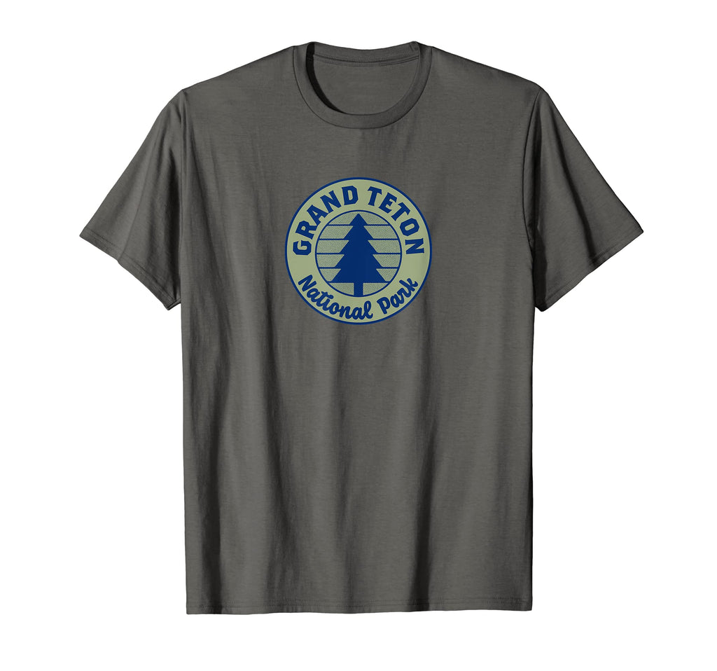 Grand Teton National Park Simple Hipster T-Shirt - Custom Art Print Unisex - T-Shirt, Sweatshirt, Hoodie
