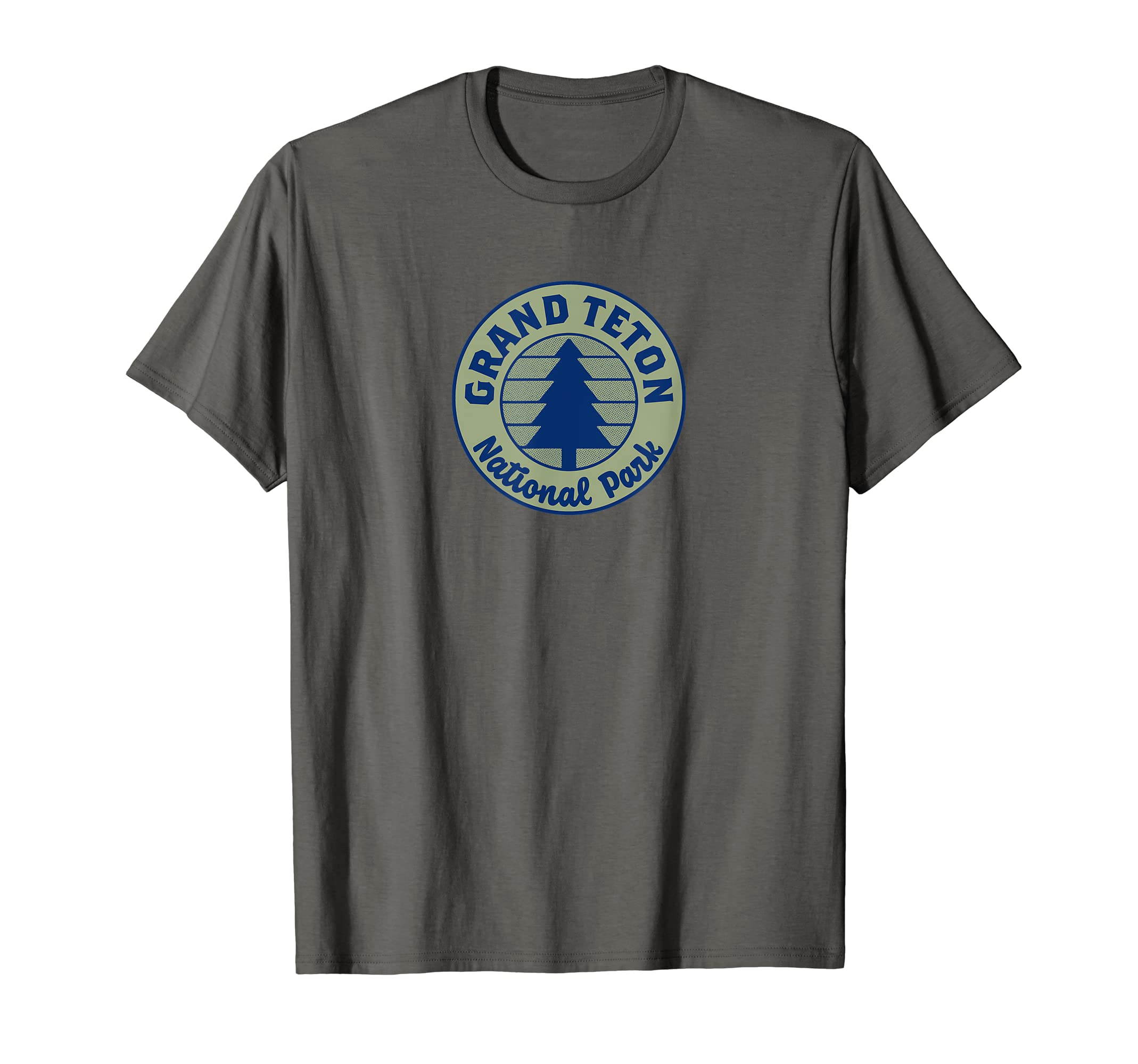 Grand Teton National Park Simple Hipster T-Shirt - Custom Art Print Unisex - T-Shirt, Sweatshirt, Hoodie