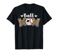 Ball Mom Leopard Baseball Volleyball T-Shirt - Trendy Graphic Men Women - T-Shirt, Sweatshirt, Hoodie