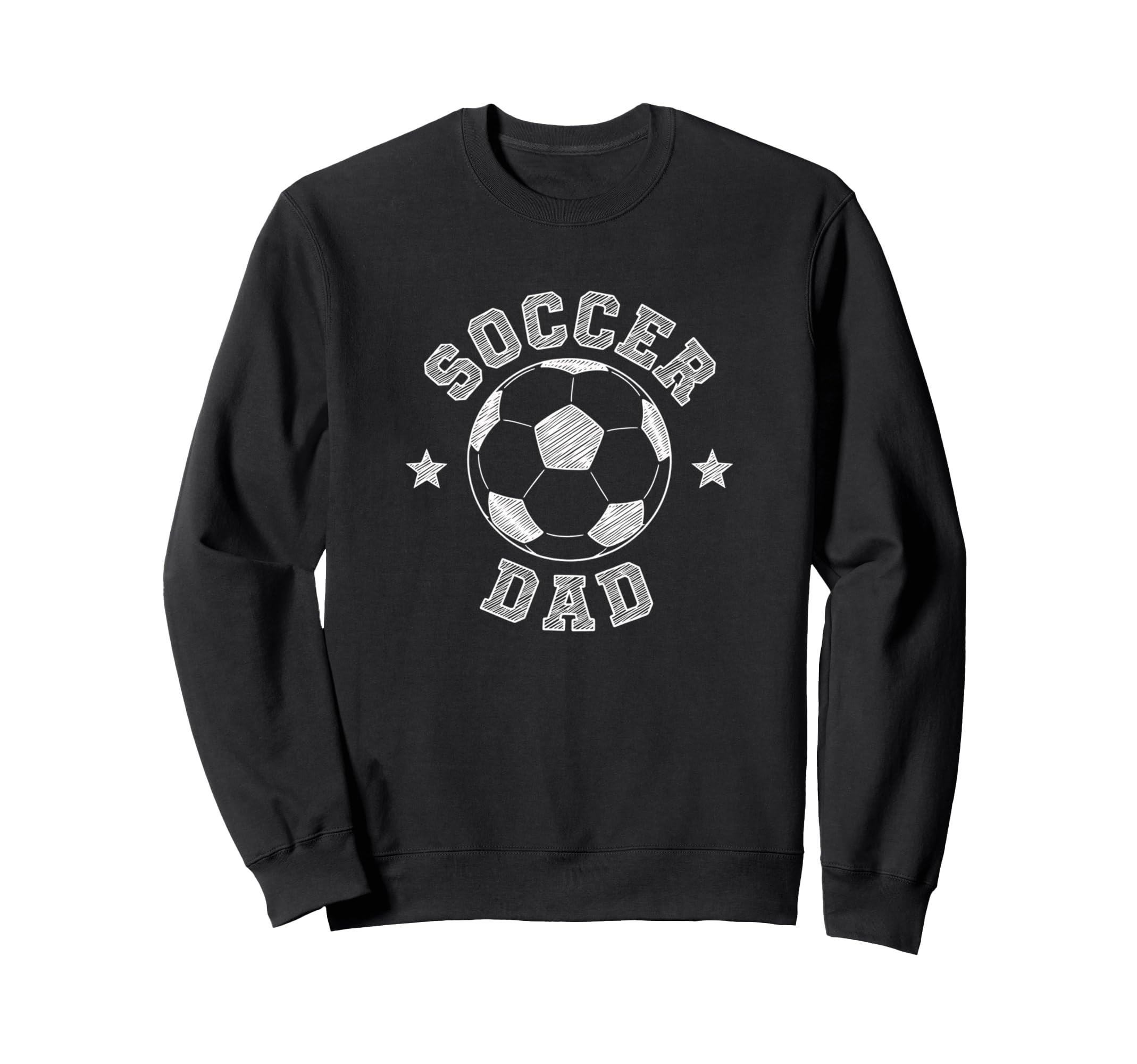 Soccer Dad Soccer Ball Fan Supporter Sweatshirt - Aesthetic Graphic Unisex - T-Shirt, Sweatshirt, Hoodie