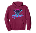 Miami Palm Trees Vaperwave Synthwave 80S Hoodie - Unique Graphic Men Women - T-Shirt, Sweatshirt, Hoodie