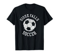 Sioux Falls Soccer Distressed 90S T-Shirt - Minimalist Print Men Women - T-Shirt, Sweatshirt, Hoodie