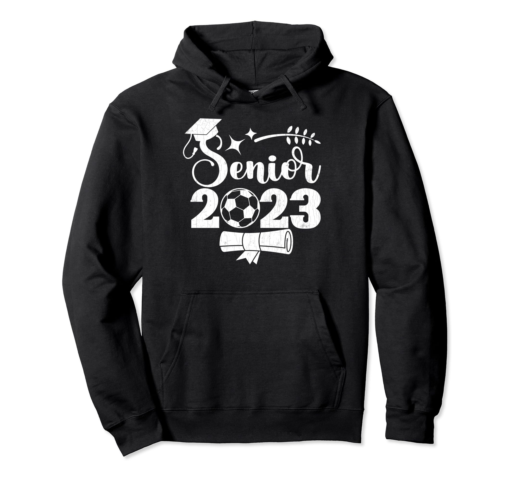 Senior 2023 Soccer Player Funny Hoodie - Custom Art Print for Adults - T-Shirt, Sweatshirt, Hoodie