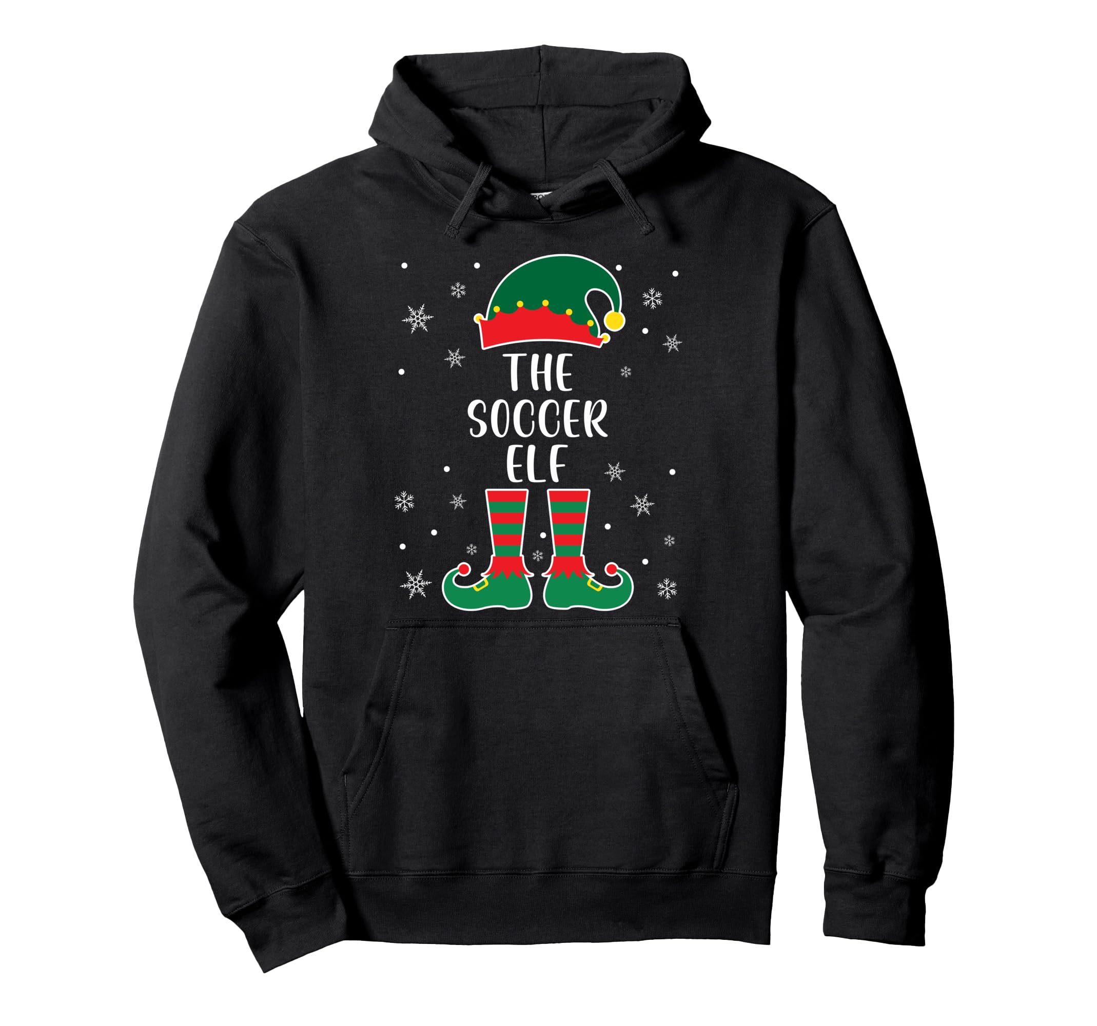 Soccer Elf Family Matching Soccer Hoodie - Streetwear Style Unisex - T-Shirt, Sweatshirt, Hoodie