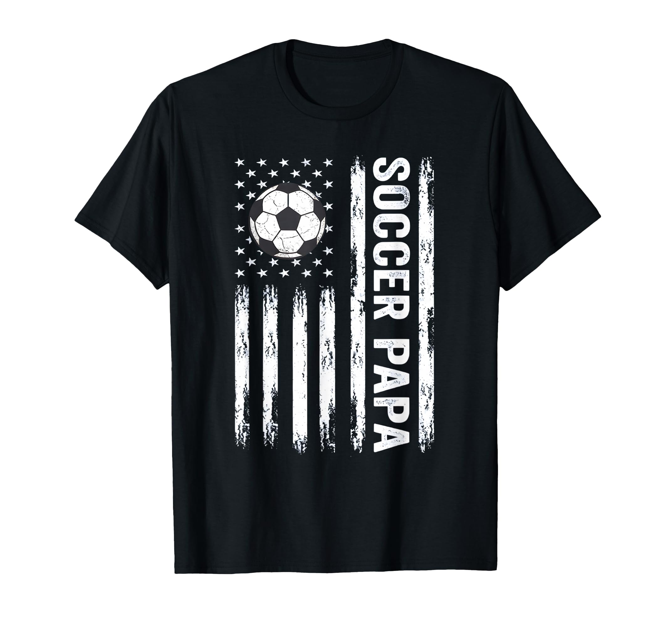 Soccer Papa Proud Soccer Grandpa Usa T-Shirt - Custom Art Print for Adults - T-Shirt, Sweatshirt, Hoodie