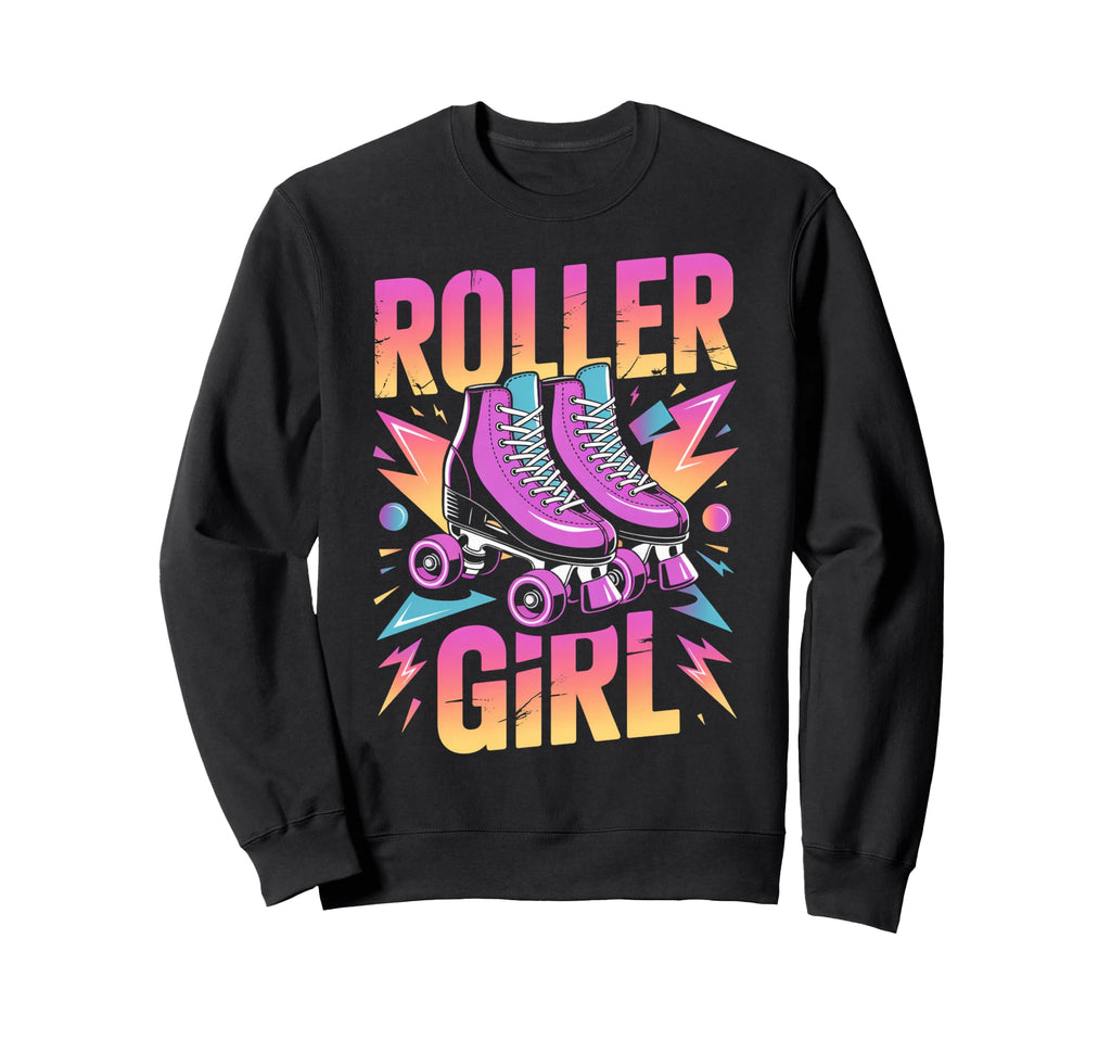 Roller Roller Skate Roller Skating Sweatshirt - Trendy Graphic for Adults - T-Shirt, Sweatshirt, Hoodie