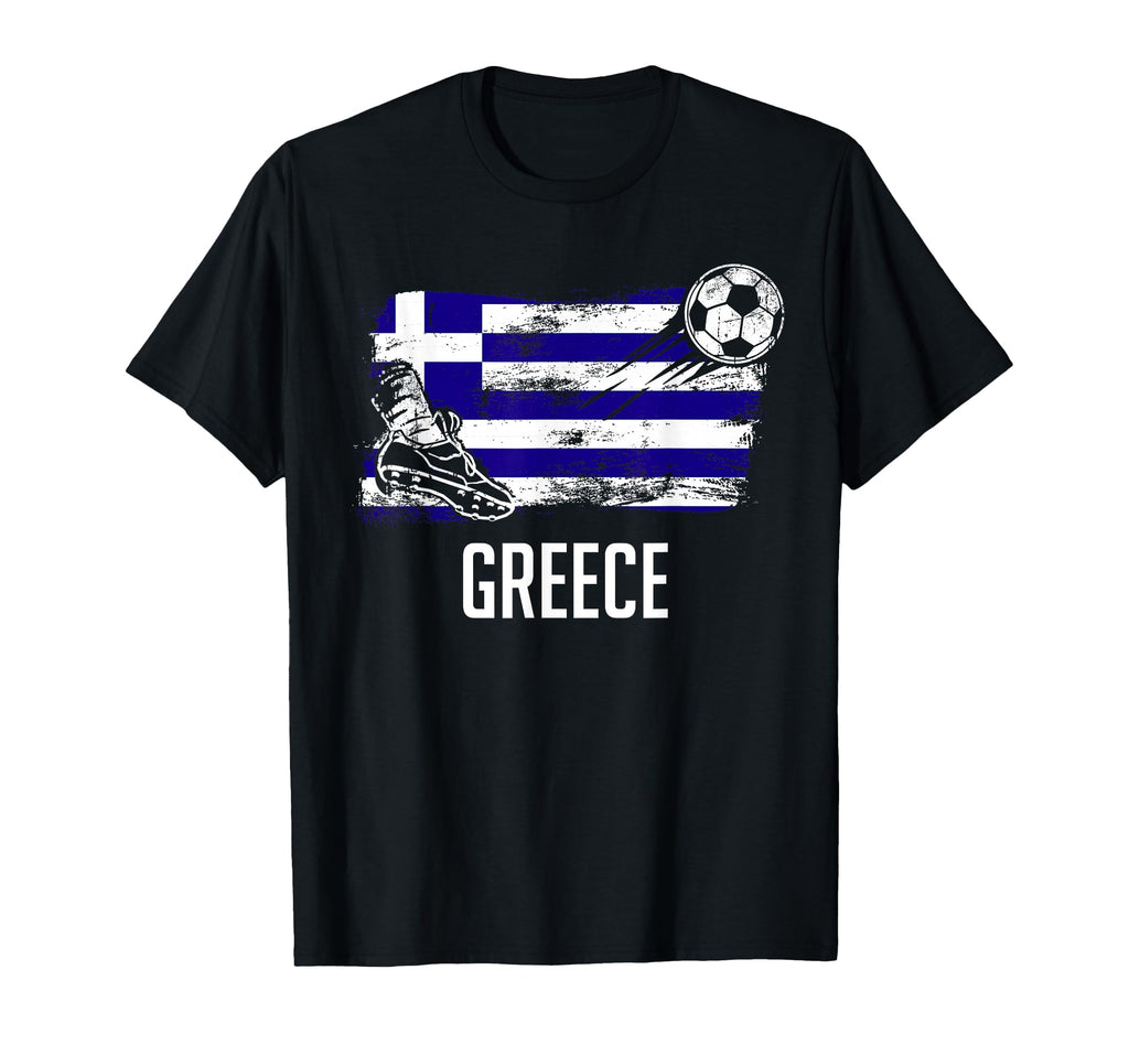 Greece Flag Greek Soccer Flag Greek T-Shirt - Unique Graphic Men Women - T-Shirt, Sweatshirt, Hoodie