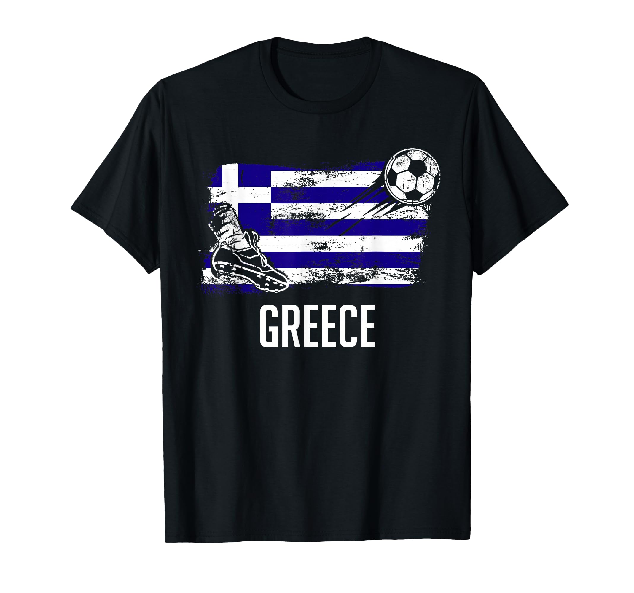Greece Flag Greek Soccer Flag Greek T-Shirt - Unique Graphic Men Women - T-Shirt, Sweatshirt, Hoodie