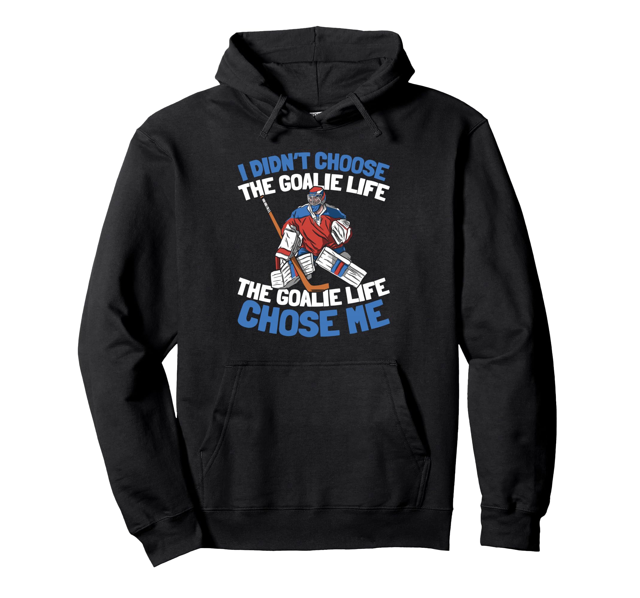 Hockey Goalkeeper Ice Hockey Goalie Hoodie - Custom Art Print for Adults - T-Shirt, Sweatshirt, Hoodie