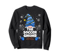 Soccer Gnome Funny Jewish Hanukkah Sweatshirt - Custom Art Print Unisex - T-Shirt, Sweatshirt, Hoodie