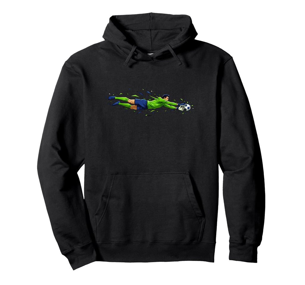 Football Soccer Goalkeeper Safe Comic Hoodie - Novelty Apparel for Adults - T-Shirt, Sweatshirt, Hoodie