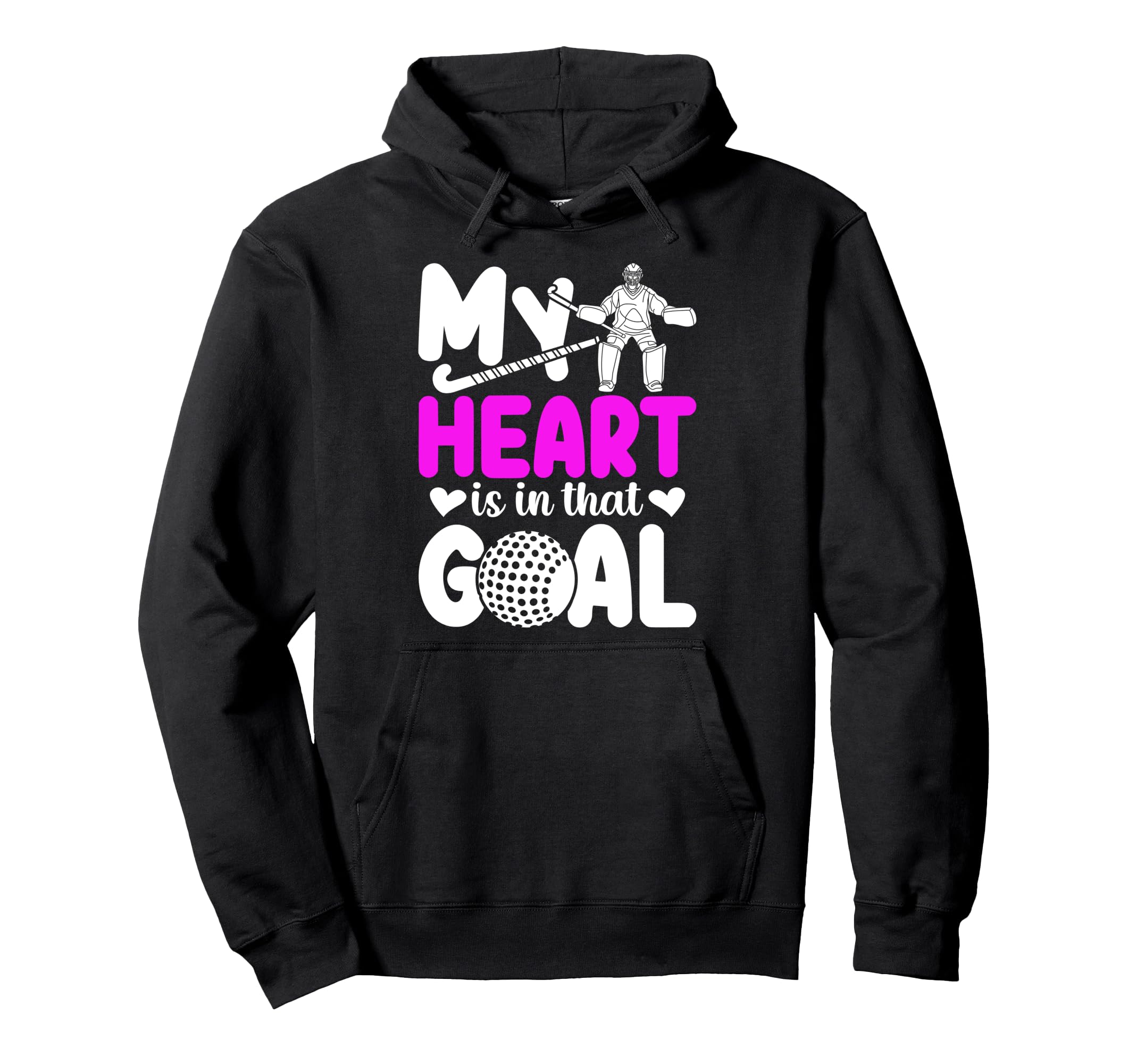 Field Hockey Goalkeeper Aunt Proud Hoodie - Fun Novelty Design Men Women - T-Shirt, Sweatshirt, Hoodie